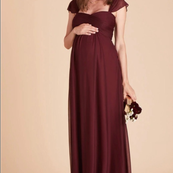Birdy Grey Bridesmaid dress in Cabernet size Medium—Maternity Friendly! - Picture 2 of 8